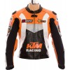 KTM Racing Leather Motorcycle Biker Jacket